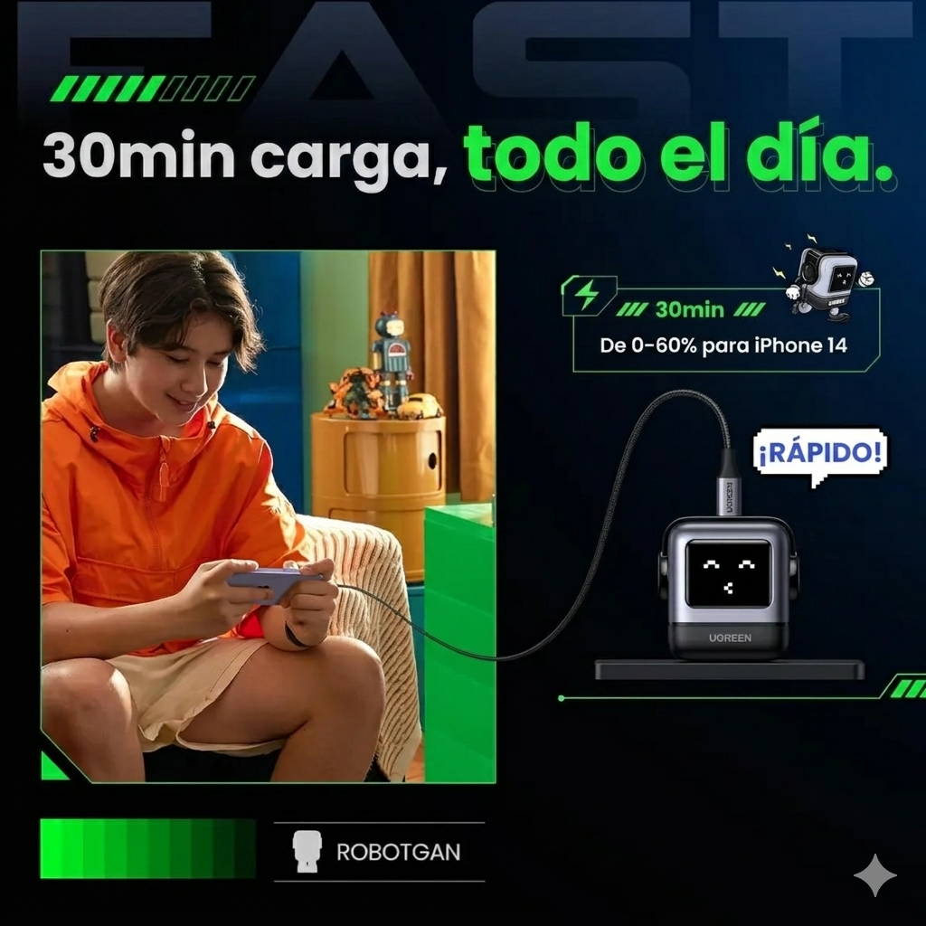Cargador Ugreen 30W Original